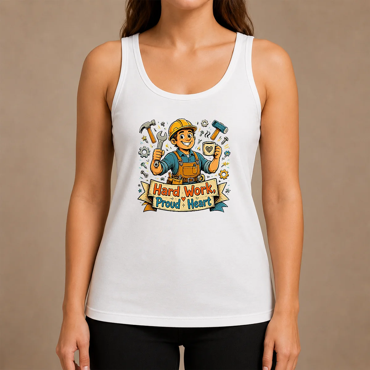 Hot Official Labour Day Proud Worker Doodle Shirt - Image 3