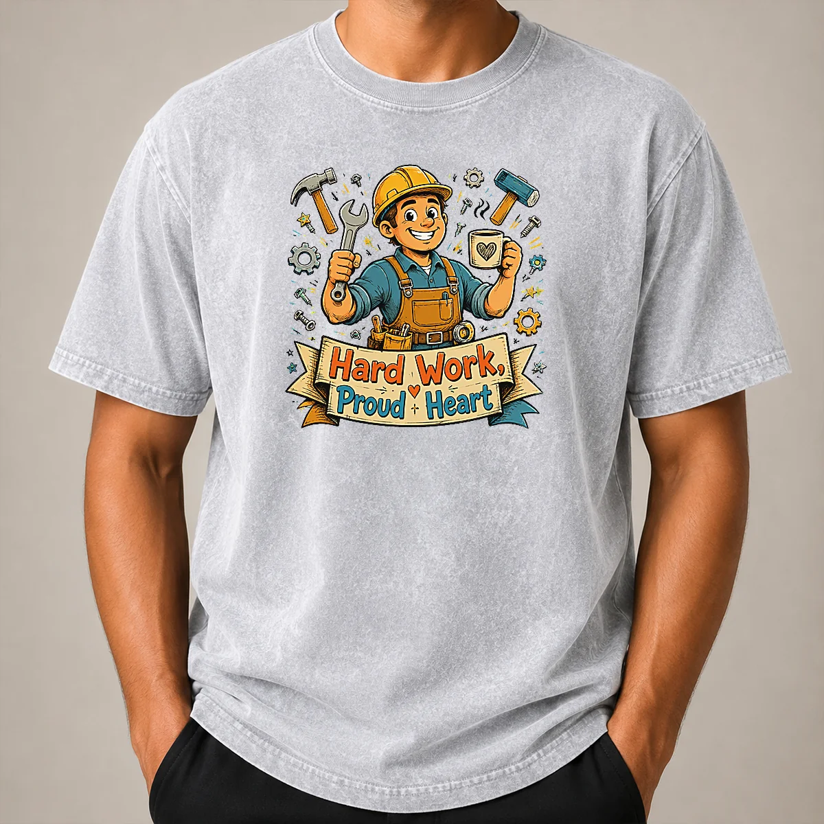 Hot Official Labour Day Proud Worker Doodle Shirt - Image 8