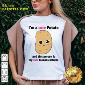 Alternative view of I'm A Cute Potato And This Person Is My Cat Human Costume Shirt
