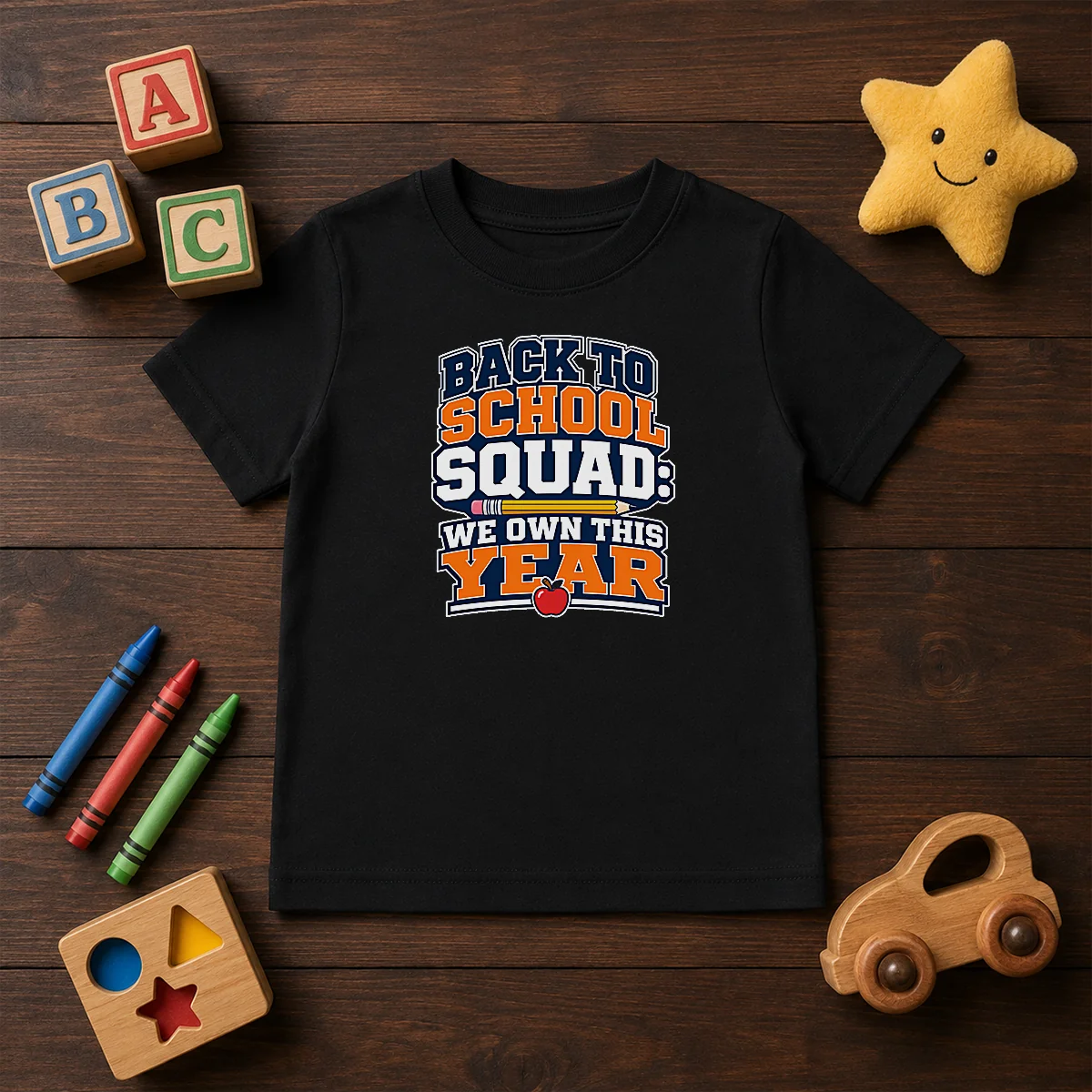 Nice Back To School Typography For Proud Squad Members Shirt - Image 9