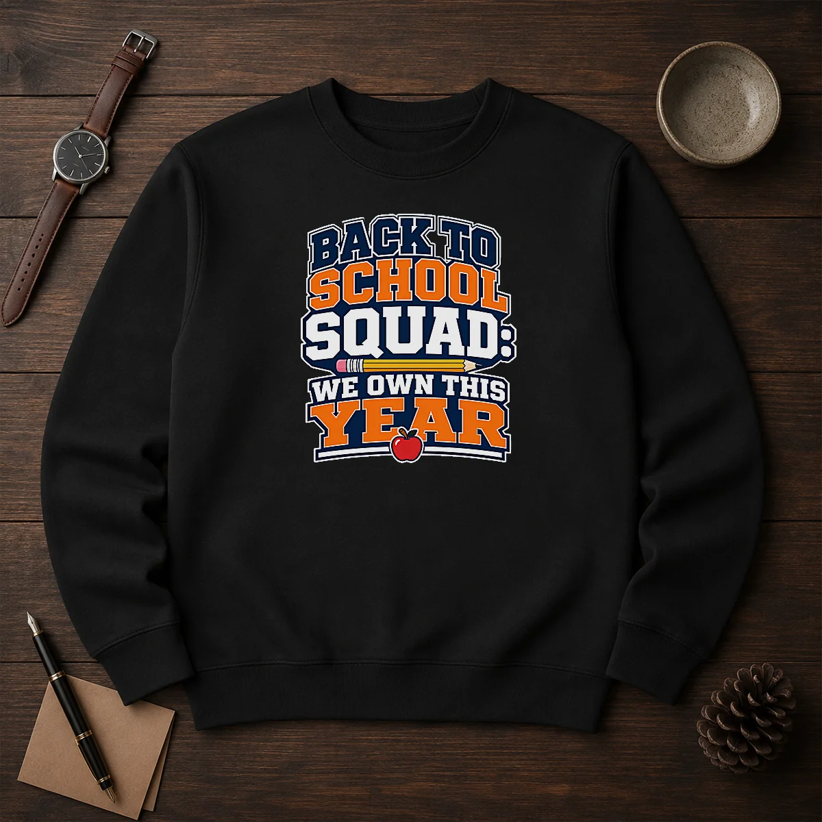 Nice Back To School Typography For Proud Squad Members Shirt - Image 7