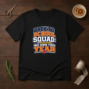 Nice Back To School Typography For Proud Squad Members Shirt