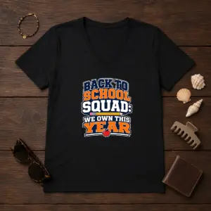 Alternative view of Nice Back To School Typography For Proud Squad Members Shirt