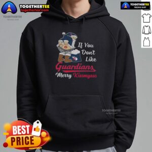 Alternative view of Top Santa Claus If You Dont Like Cleveland Guardians Merry Kissmyass Christmas T-Shirt