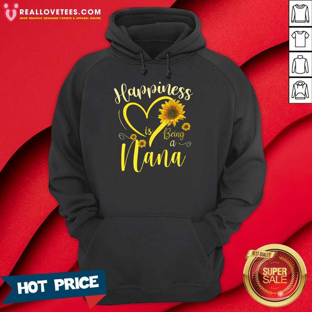 Sunflower Happiness Is Being A Nana Shirt - Image 2