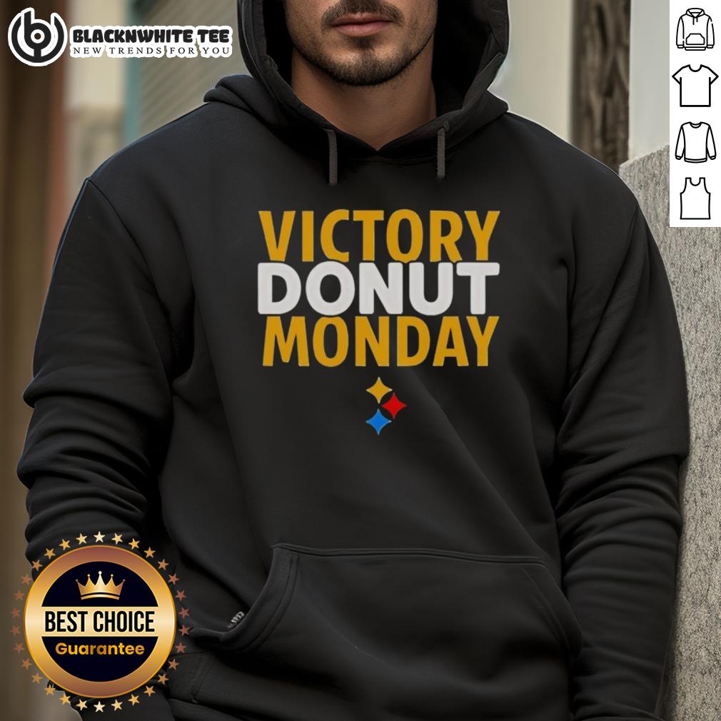 Good Max Starks Victory Donut Monday Pittsburgh Steelers T-Shirt - Image 2