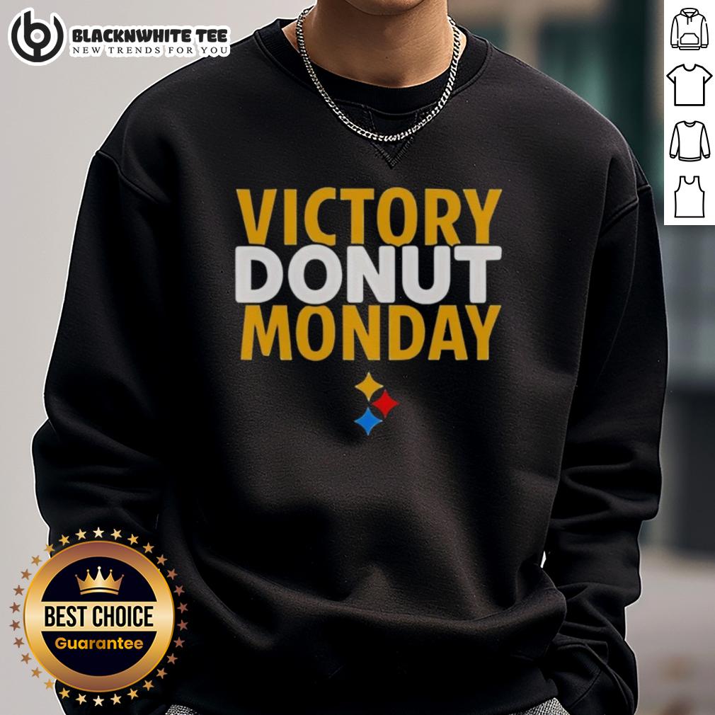 Good Max Starks Victory Donut Monday Pittsburgh Steelers T-Shirt - Image 5