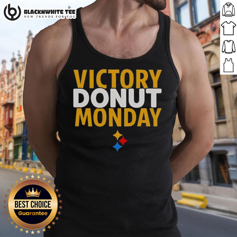 Good Max Starks Victory Donut Monday Pittsburgh Steelers T-Shirt - Image 4