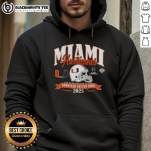 Alternative view of Good Miami Hurricanes College Football Playoff 2025 Cotton Bowl T-Shirt