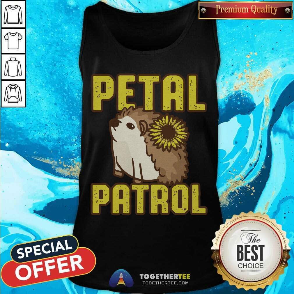 Lovely Hedgehog Sunflower Petal Patrol Shirt - Image 5