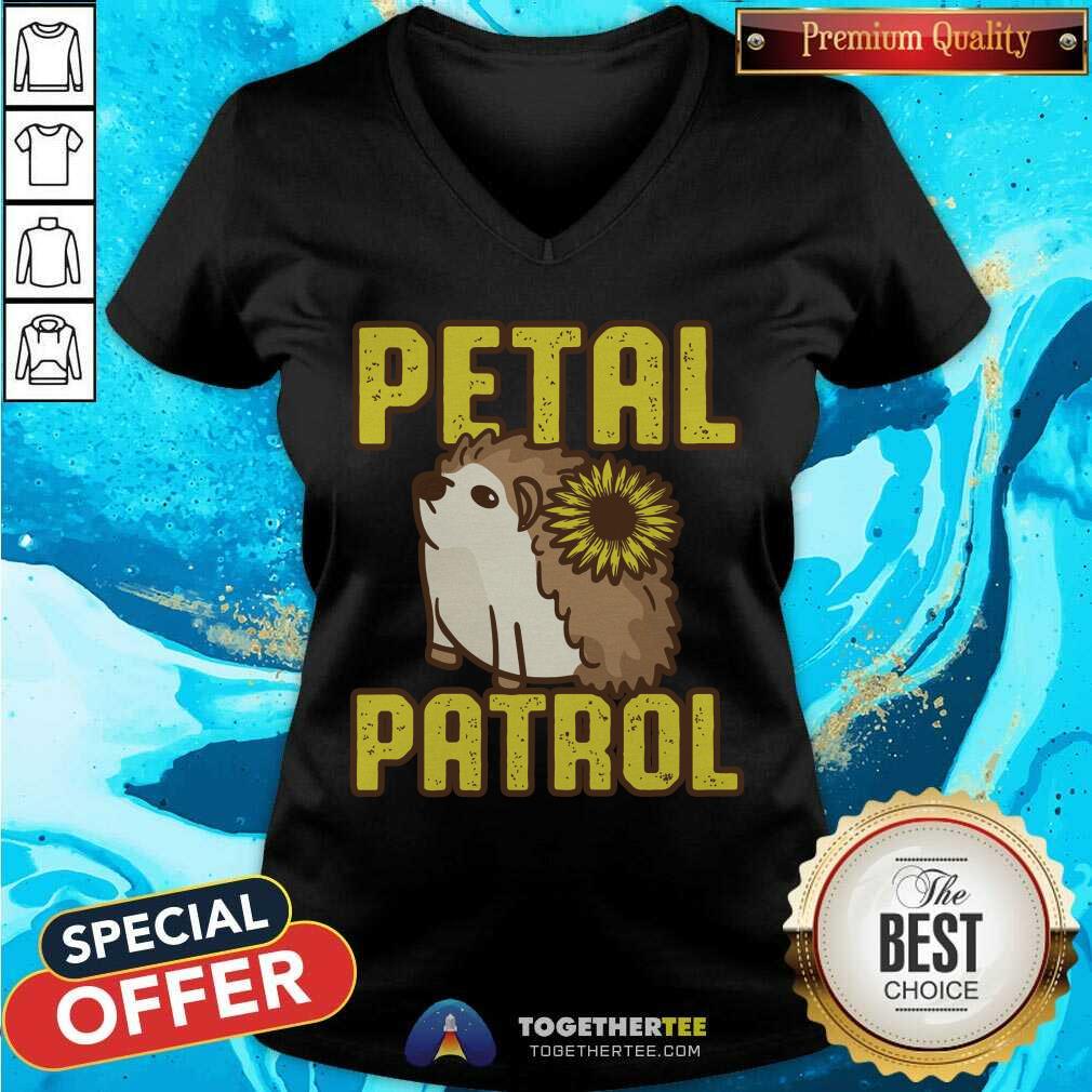 Lovely Hedgehog Sunflower Petal Patrol Shirt - Image 3