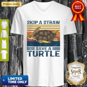 Alternative view of Official Skip A Straw Save A Turtle Vintage Shirt