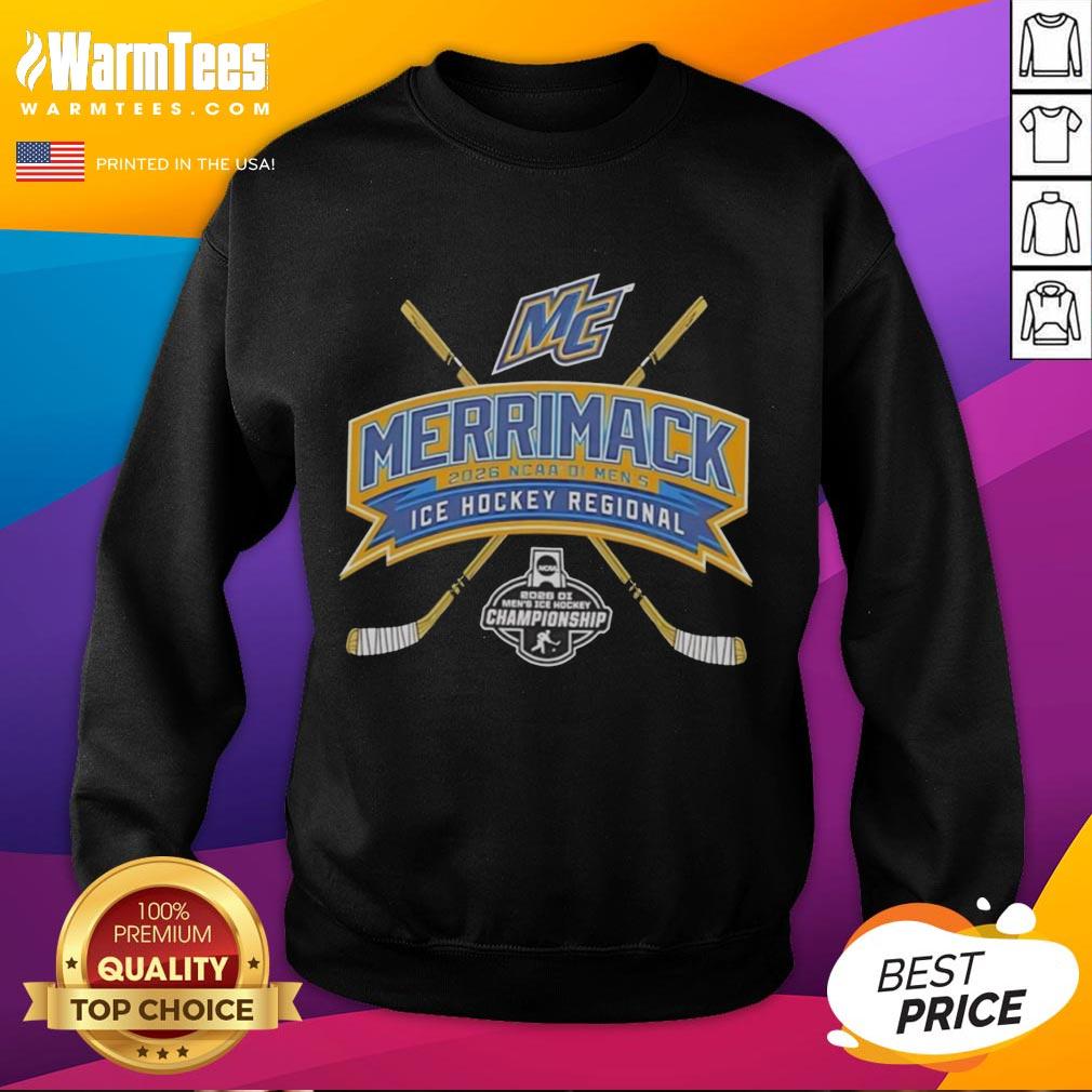 Hot Merrimack 2026 Ncaa Division I Men's Ice Hockey Regional T-Shirt - Image 5