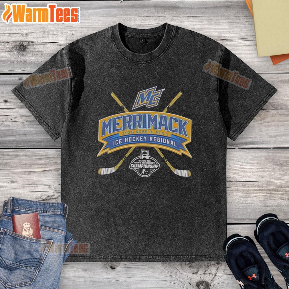 Hot Merrimack 2026 Ncaa Division I Men's Ice Hockey Regional T-Shirt - Image 6