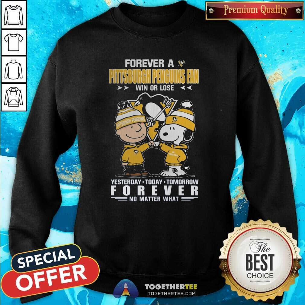 Nice A Pittsburgh Penguins Fan Yesterday Today Tomorrow Forever T-Shirt - Image 5