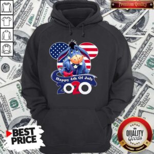 Alternative view of Eeyore Happy 4th Of July 2020 American Flag Shirt