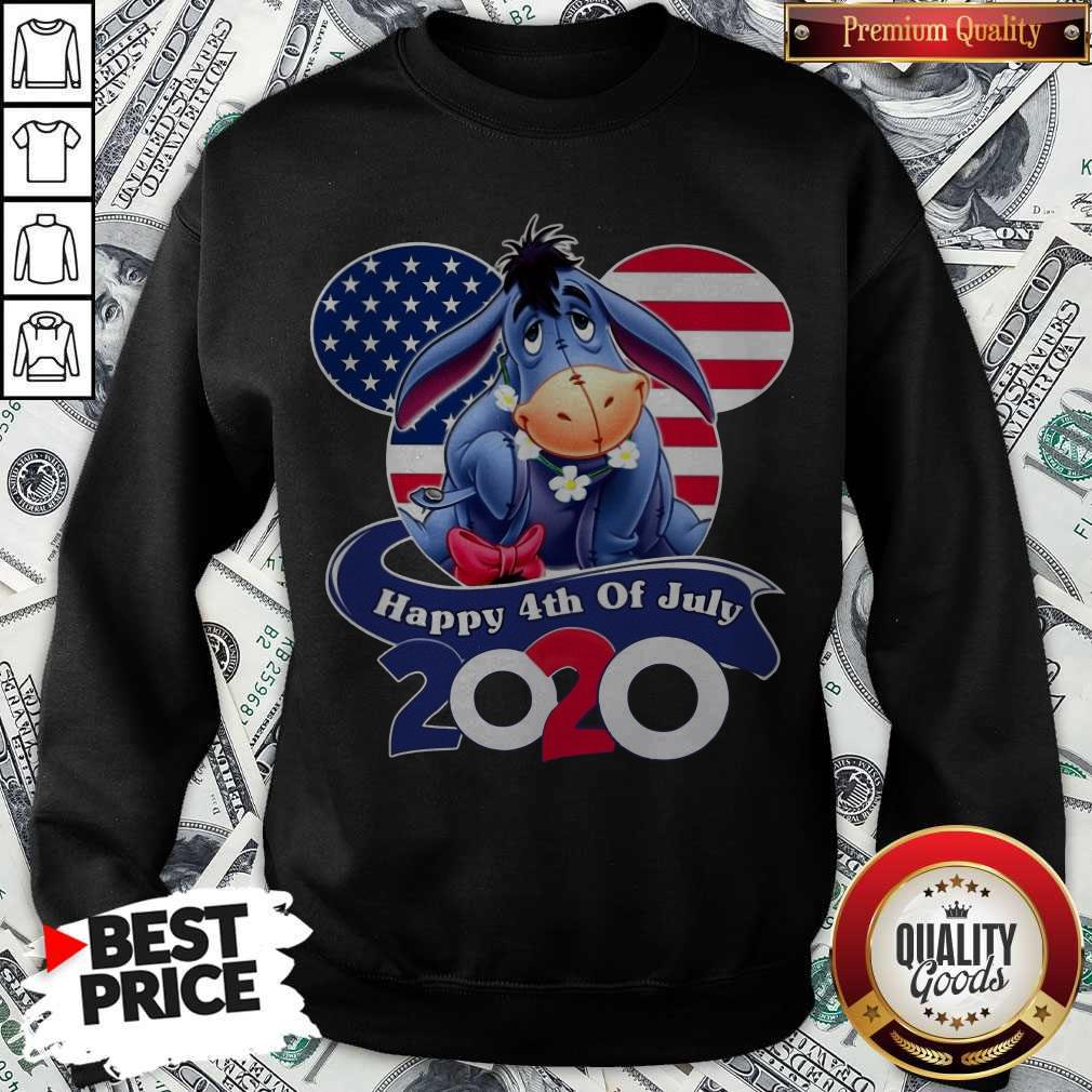 Eeyore Happy 4th Of July 2020 American Flag Shirt - Image 5