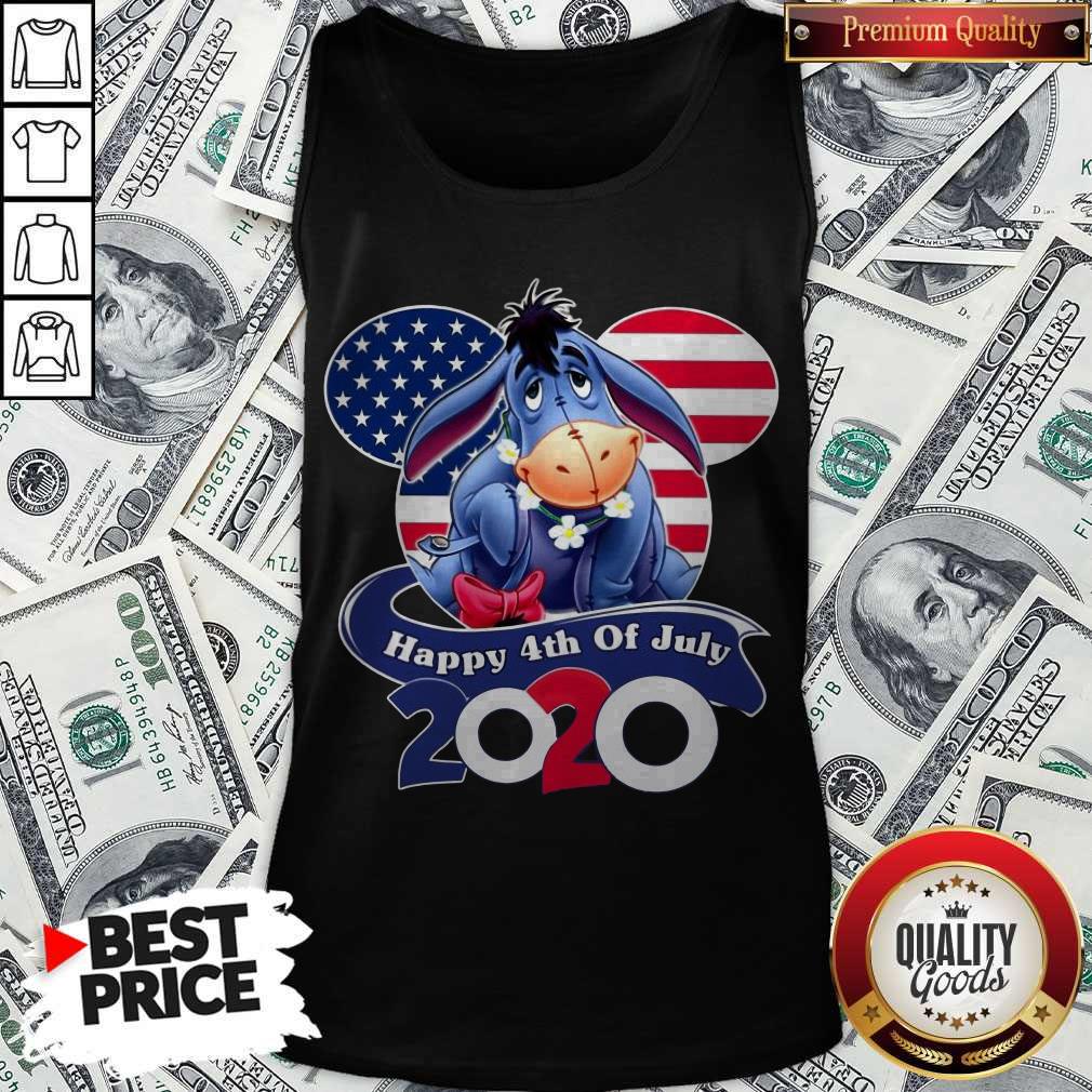 Eeyore Happy 4th Of July 2020 American Flag Shirt - Image 3