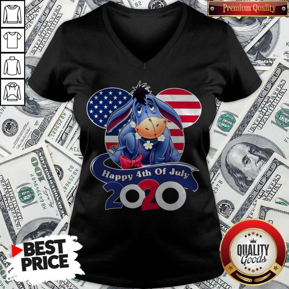 Eeyore Happy 4th Of July 2020 American Flag Shirt - Image 4
