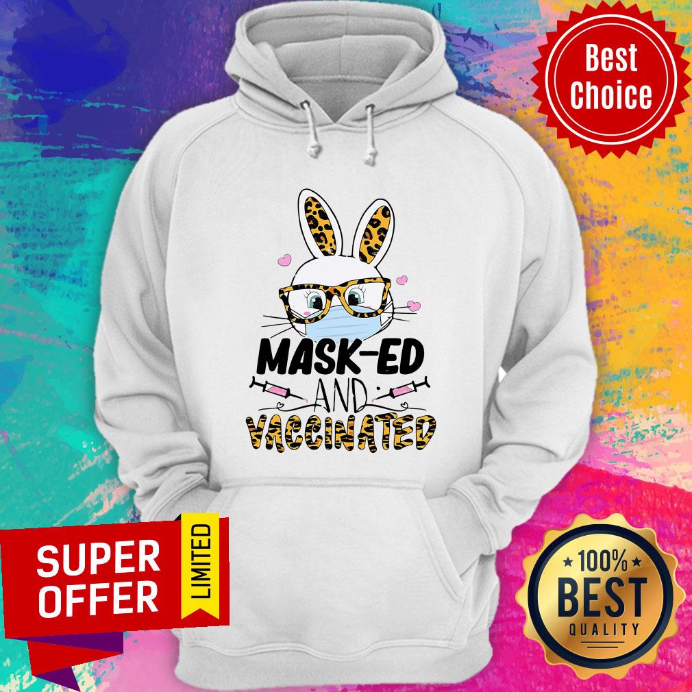 Nice Mask-ed And Vaccinated Easter Shirt - Image 5