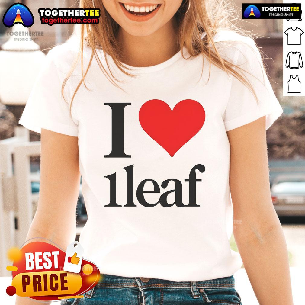 Official I Love 1leaf T-Shirt - Image 3