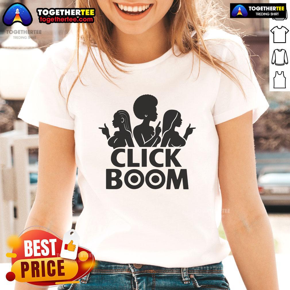 Official Reggie Denireaux Click Boom T-Shirt - Image 3