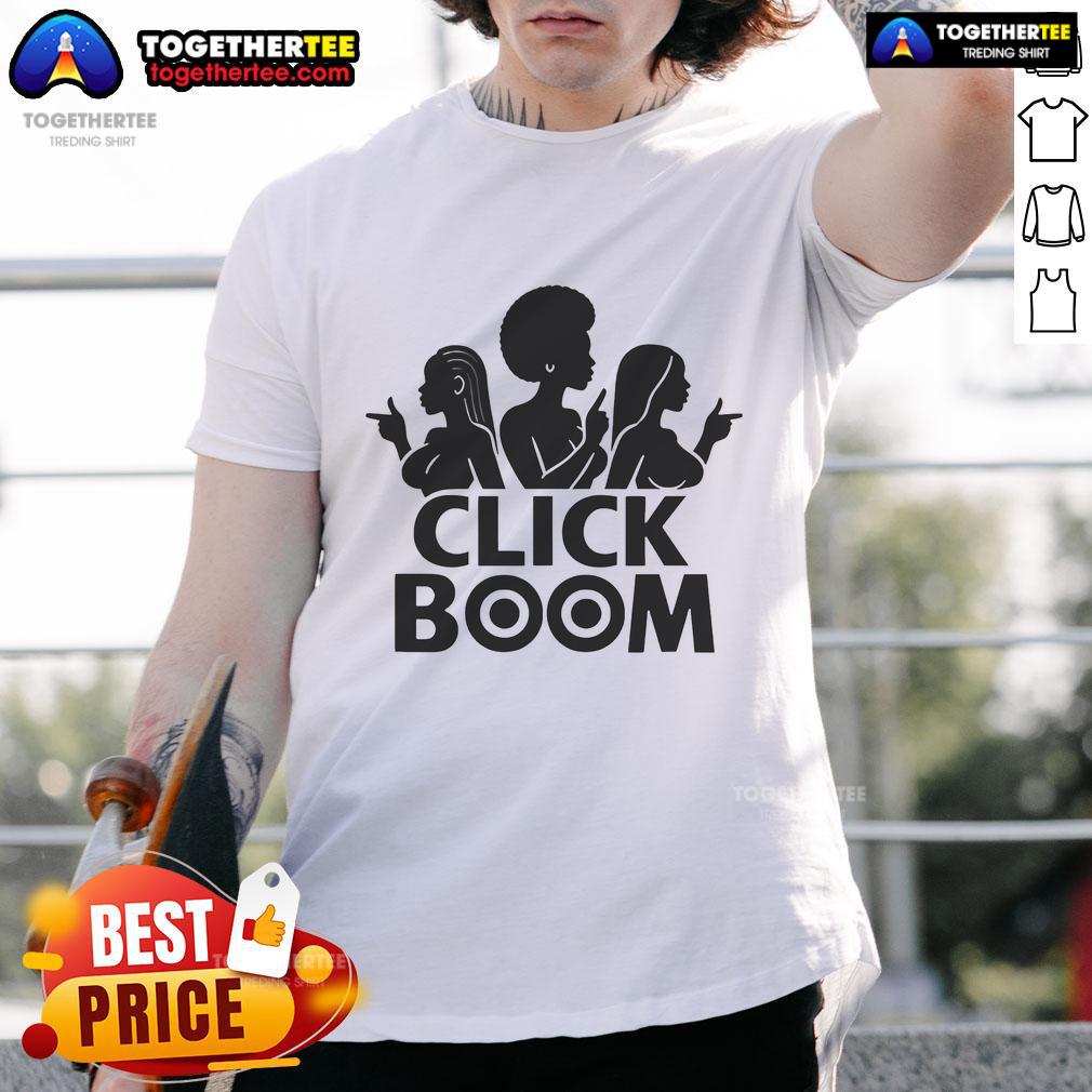 Official Reggie Denireaux Click Boom T-Shirt