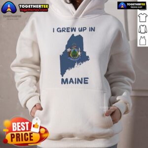 Alternative view of Premium I Grew Up In Maine T-Shirt