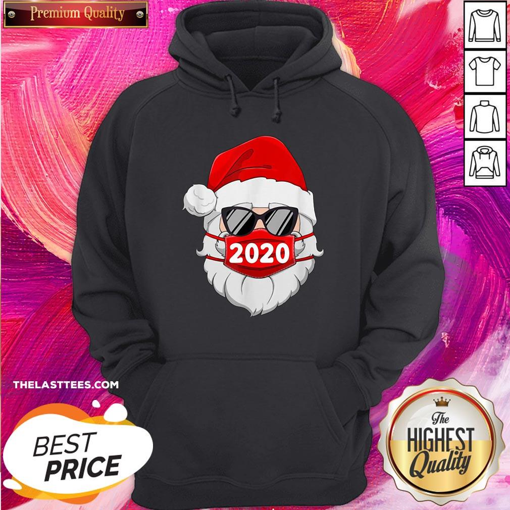 Happy Santa Claus Face Mask 2020 Christmas Shirt - Image 5