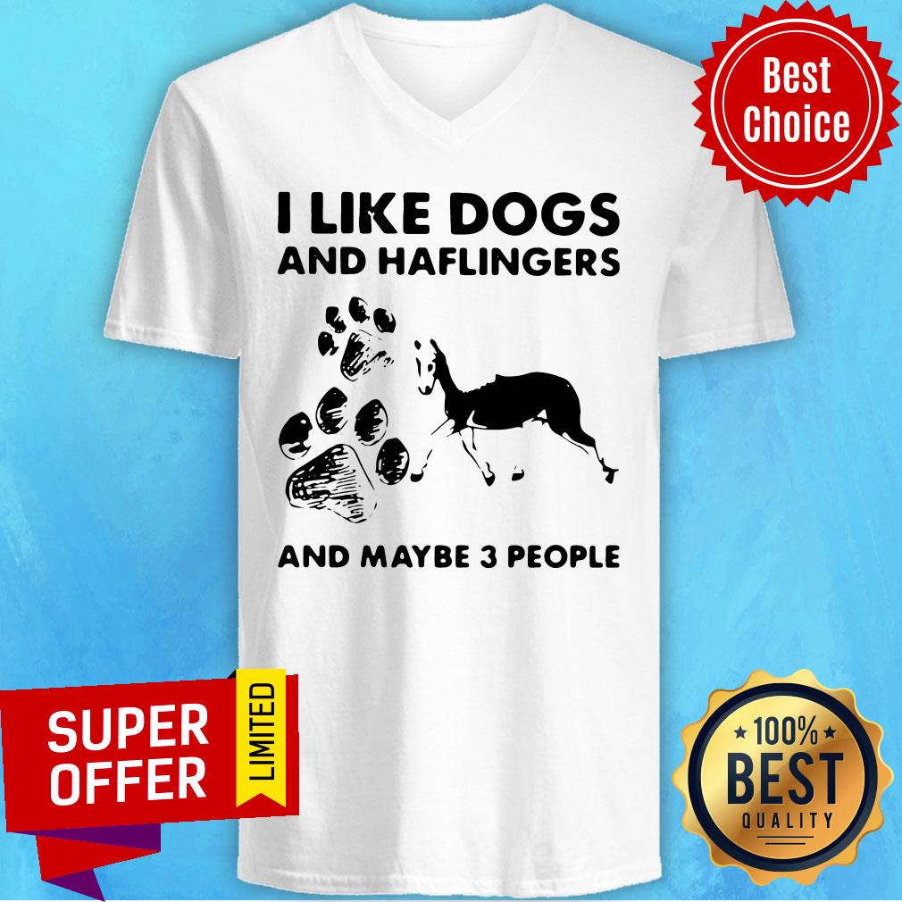 Nice I Like Dogs And Haflingers And Maybe Three People Shirt - Image 2