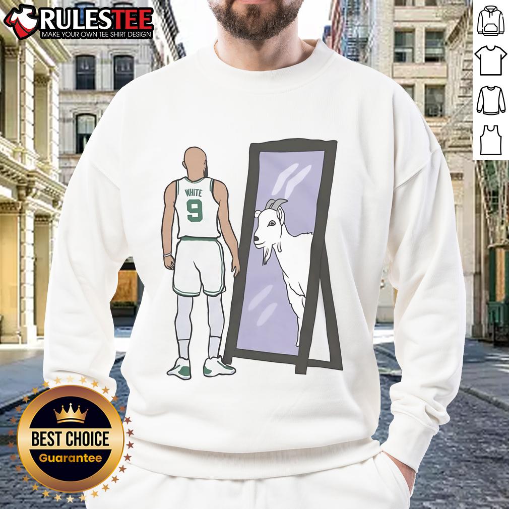 Awesome Derrick White Mirror Goat T-Shirt - Image 5