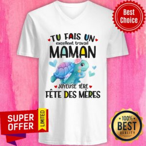Alternative view of Funny Tu Fais Un Excellent Travail Maman Joyeuse 1ere Fete Des Meres Shirt