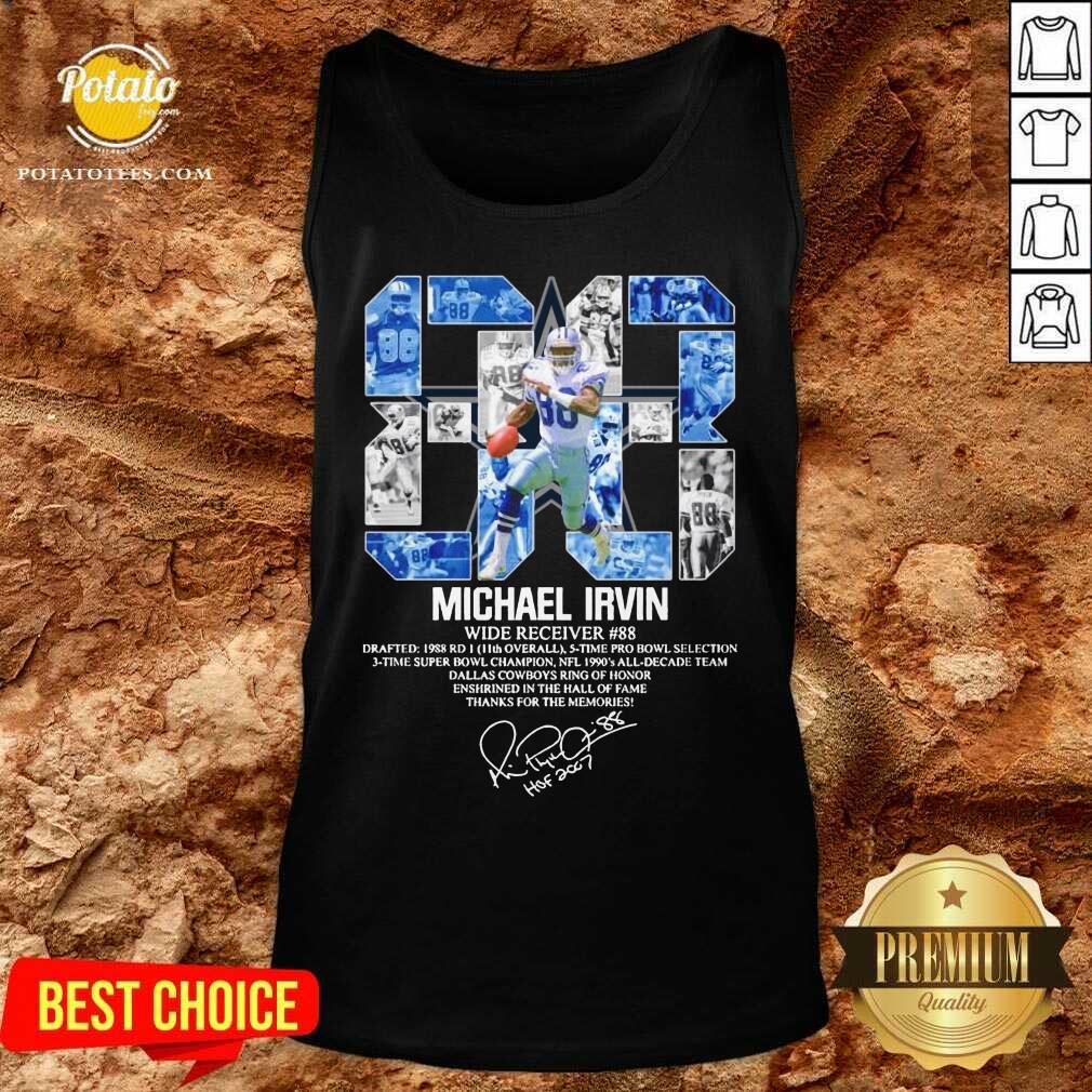 Premium 88 Michael Irvin Wide Receiver 88 Thanks For The Memories Signature Shirt - Image 3