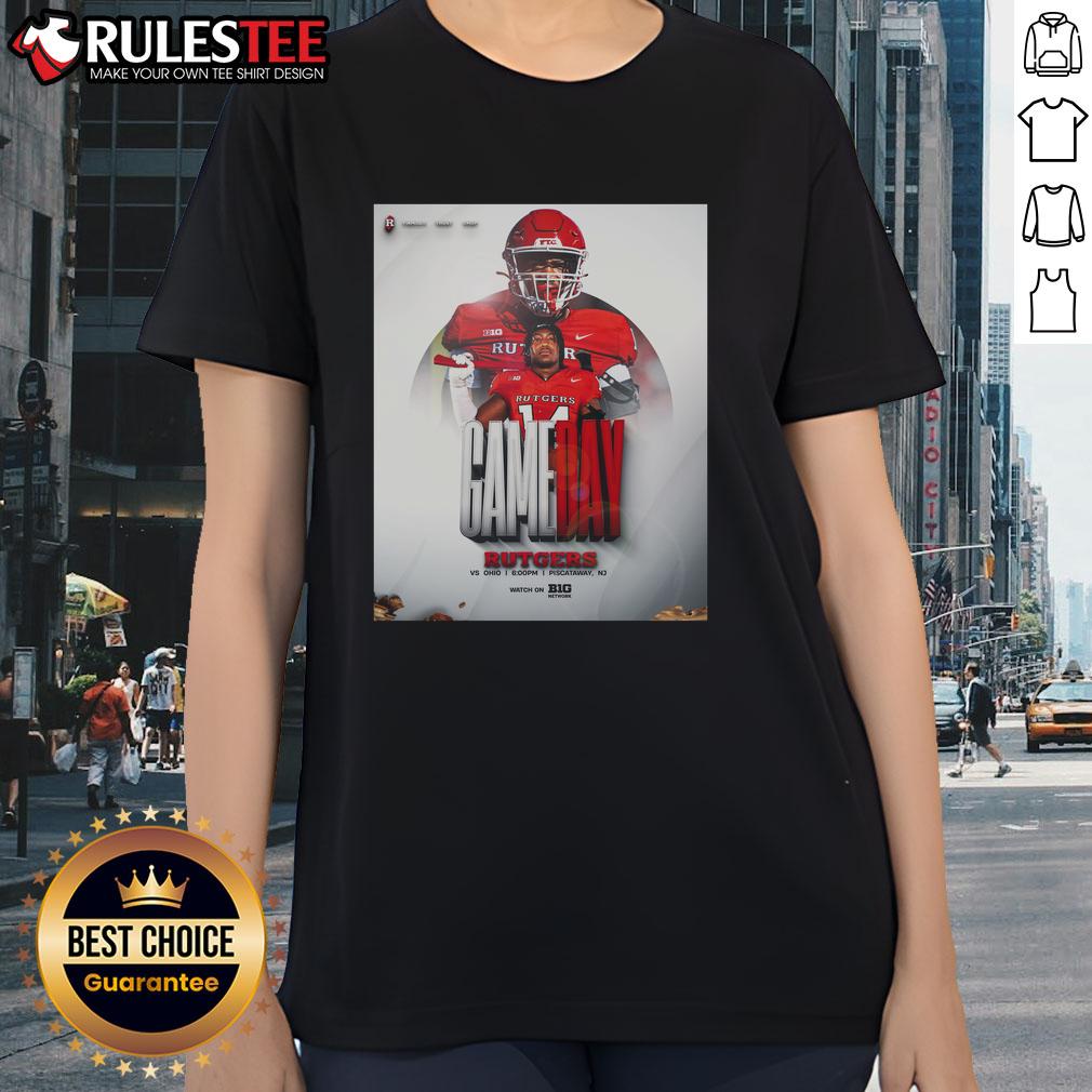 Nice Rutgers Scarlet Knights Football Gameday Vs Ohio T-Shirt - Image 3