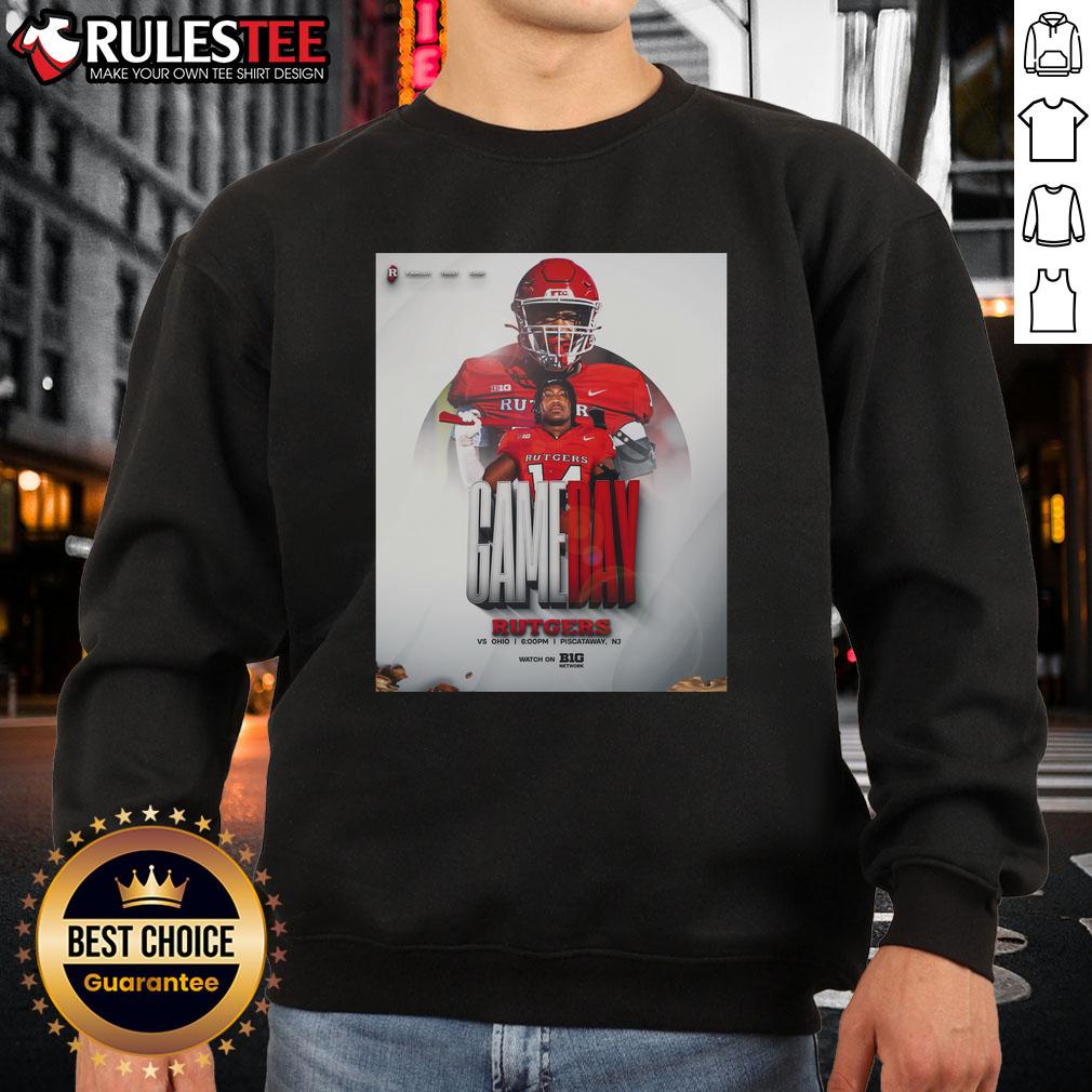 Nice Rutgers Scarlet Knights Football Gameday Vs Ohio T-Shirt - Image 5