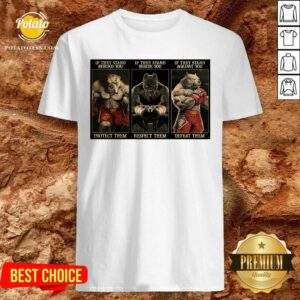 Awesome Pitbull Boxing Protect Respect Defeat If They Stand Behind You Shirt