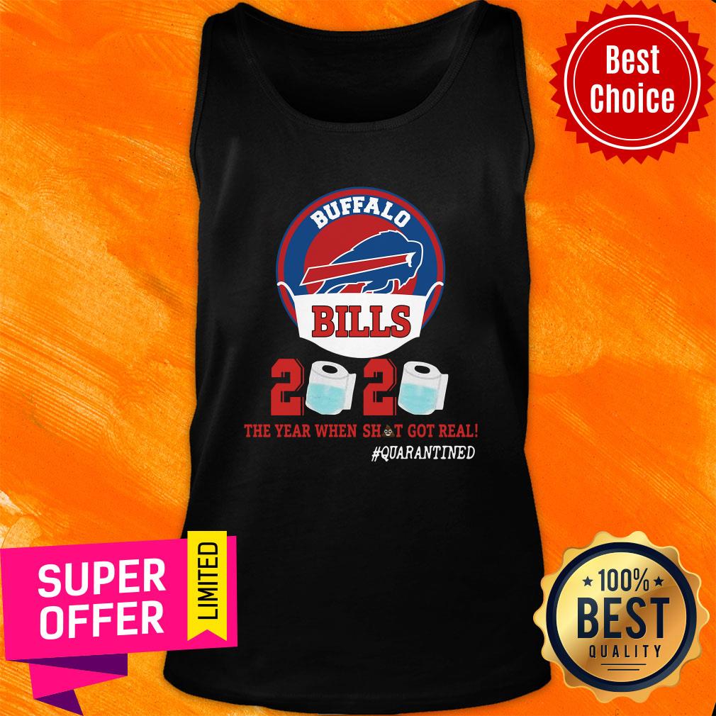Good Buffalo Bills Face Mask 2020 Toilet Paper The Year When Shit Got Real Quarantine Shirt - Image 4