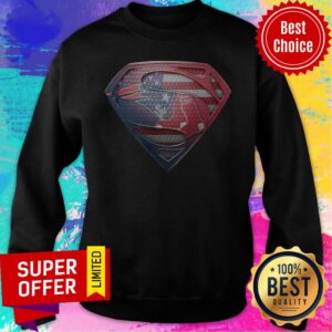 Alternative view of Superman New England Patriots And Boston Red Sox American Flag Independence Day Shirt