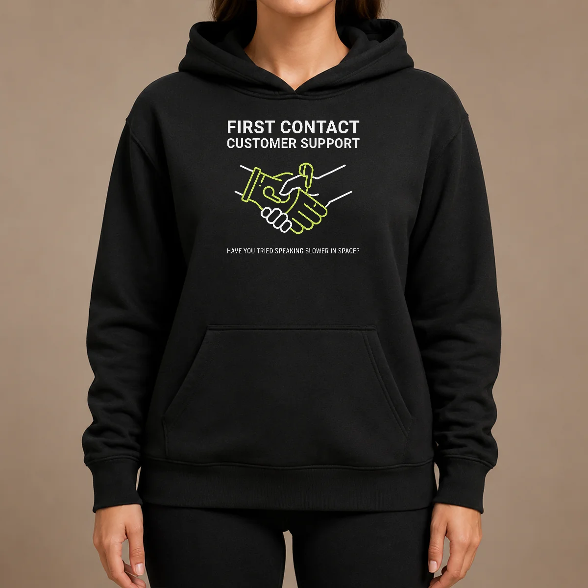 Top First Contact Alien Customer Support Shirt - Image 5