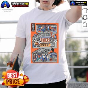 Official New York Knick New Game Day Series 2025 ECF Campaign NBA T-Shirt