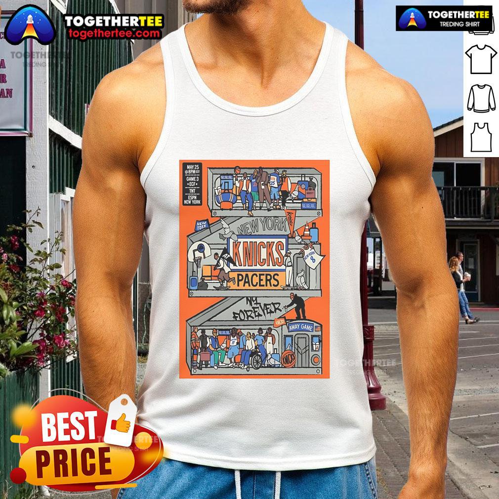 Official New York Knick New Game Day Series 2025 ECF Campaign NBA T-Shirt - Image 4