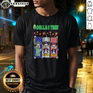 Dollar Tree Mickey Mouse Statue Of Liberty Patriot Uncle Sam USA Shirt