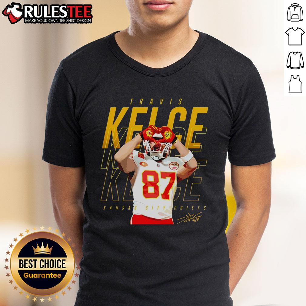Hot Travis Kelce Kansas City Chiefs Heart T-Shirt