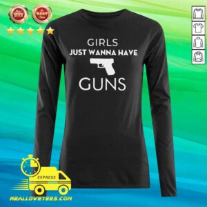 Alternative view of Beautiful Girls Just Wanna Have Guns Shirt