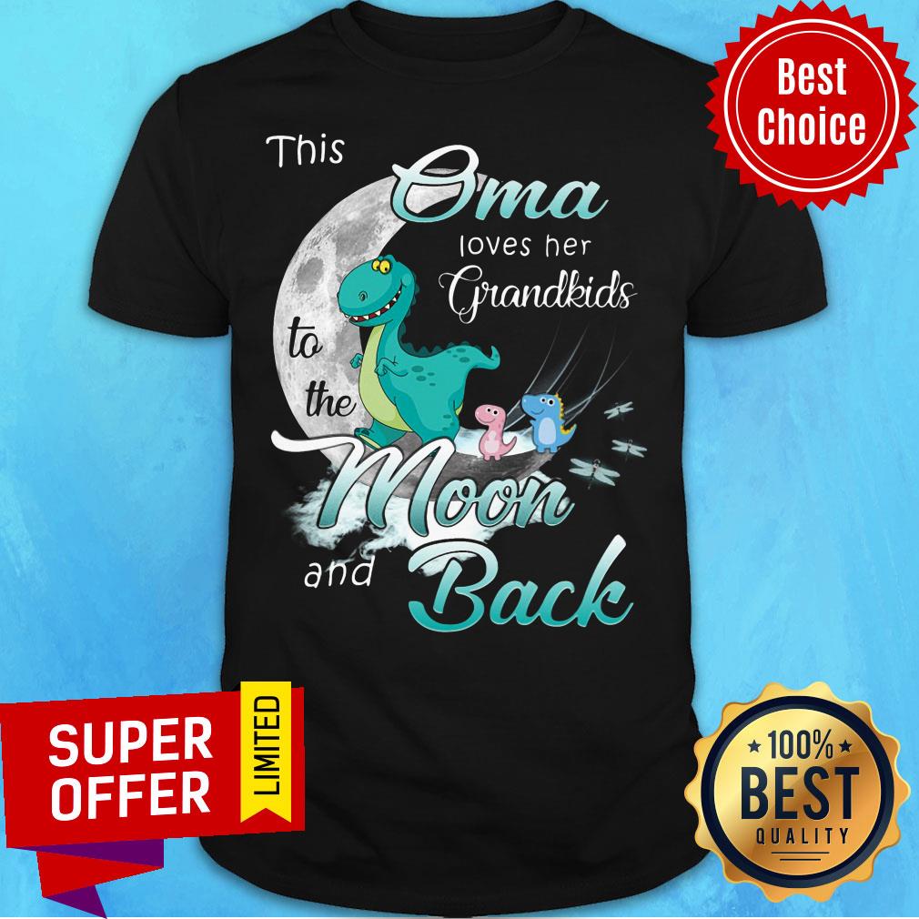 Oma Loves Her Grandkids To The Moon And Back Shirt