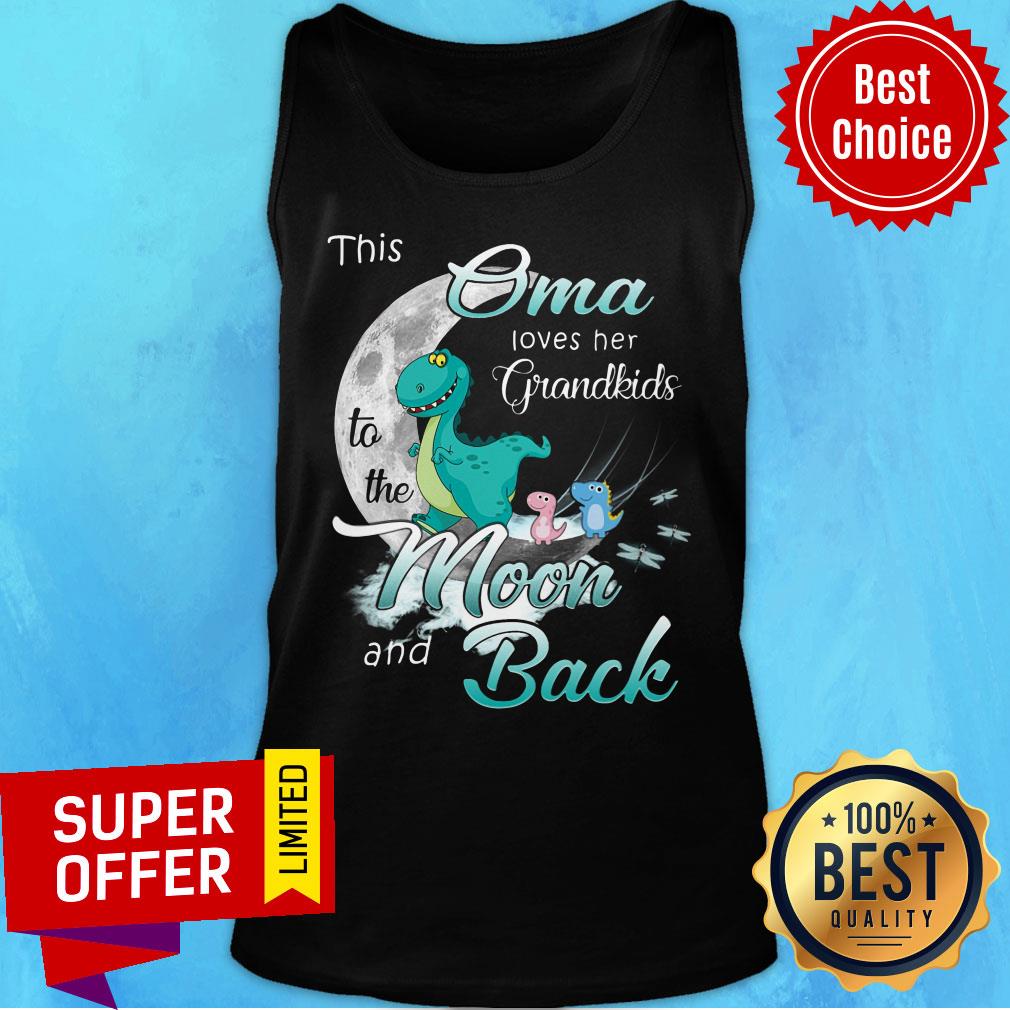 Oma Loves Her Grandkids To The Moon And Back Shirt - Image 3