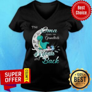 Alternative view of Oma Loves Her Grandkids To The Moon And Back Shirt