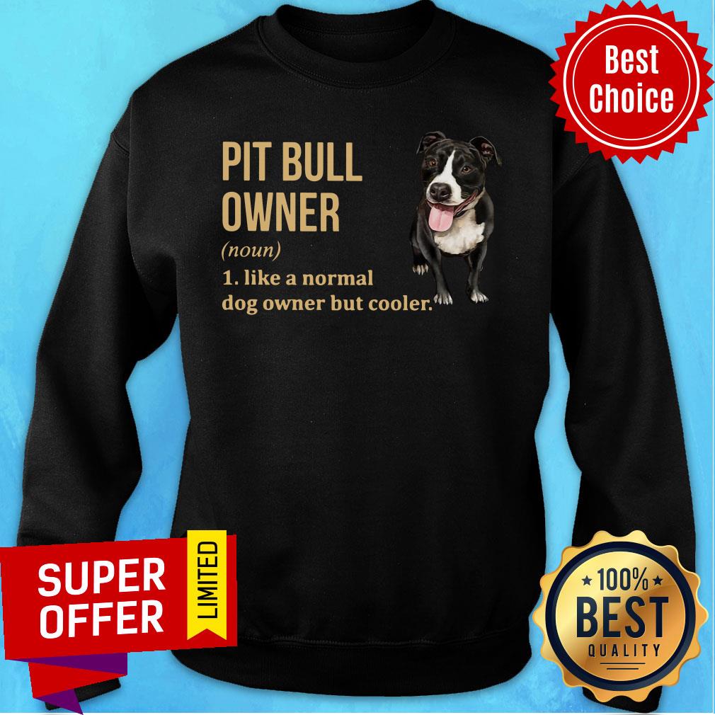 Pit Bull Owner Like A Normal Dog Owner But Cooler Shirt - Image 4