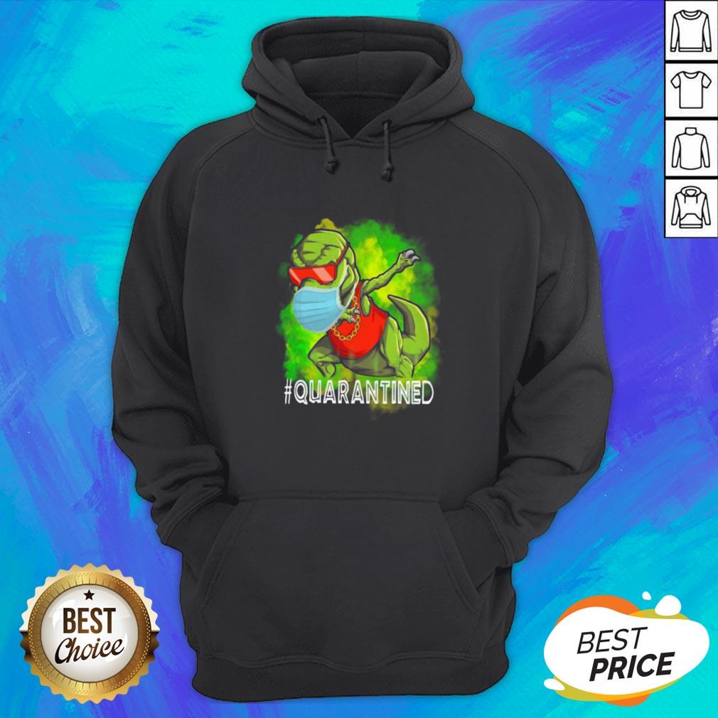 Premium Dinosaur Wear Mask Quarantined Shirt - Image 3