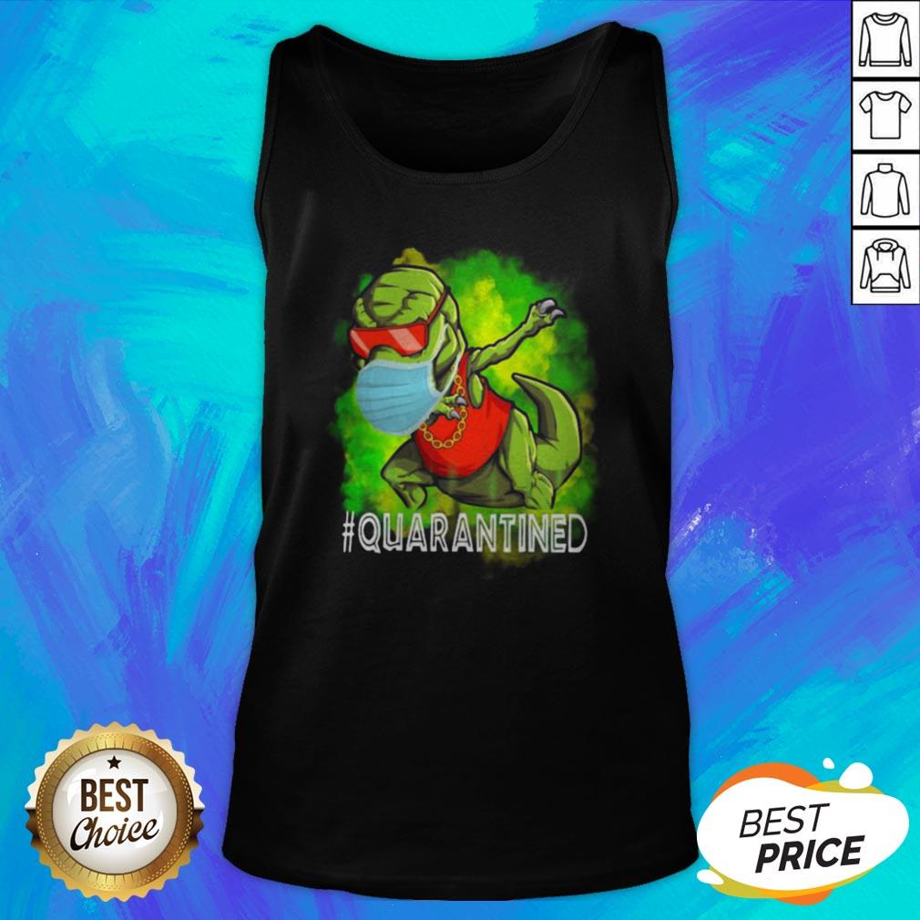 Premium Dinosaur Wear Mask Quarantined Shirt - Image 5